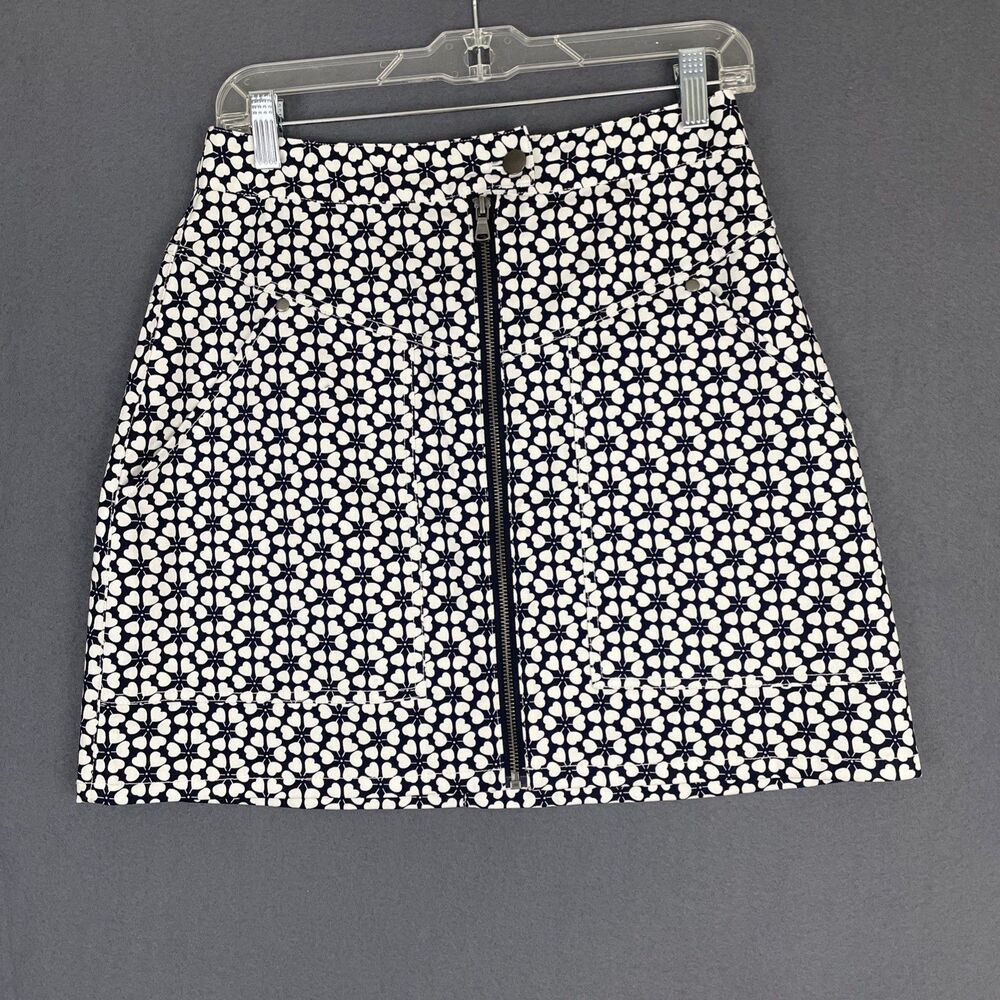 Rebecca Minkoff Navy Marigold Mini Skirt Women’s Sz 6 Preppy Mod